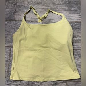 Outdoor Voices tank top in yellow and size small